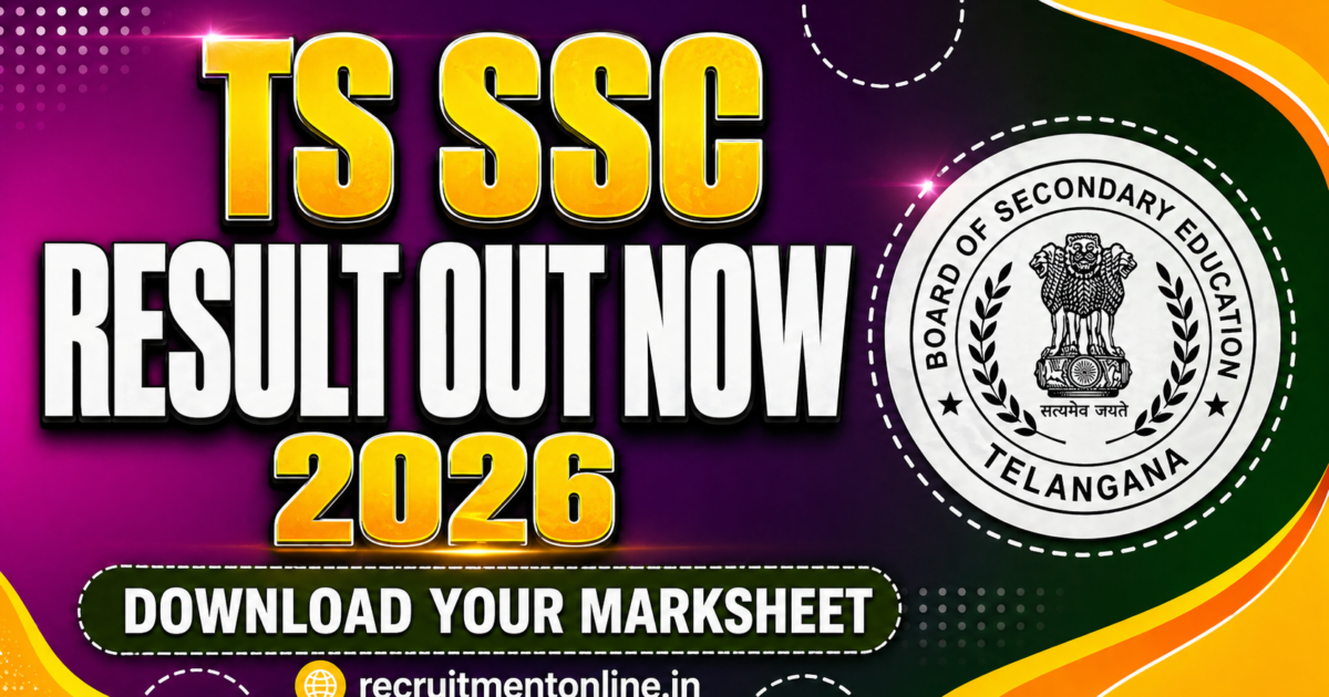 BSE Telangana SSC Results 2026 [out] : Download Marks Memo at bse.telangana.gov.in